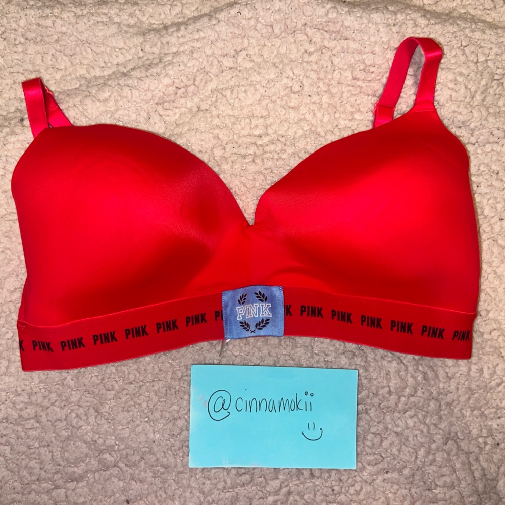 PINK - Wear Everywhere Wireless Lightly Lined Bra - 36D